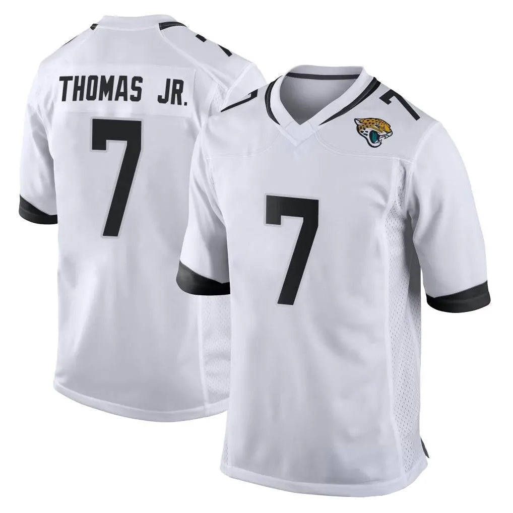 Choea J.Jaguars #7 Brian Thomas Jr. Player White Home Game Stitched Jerseys
