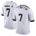 Choea J.Jaguars #7 Brian Thomas Jr. Player White Home Game Stitched Jerseys