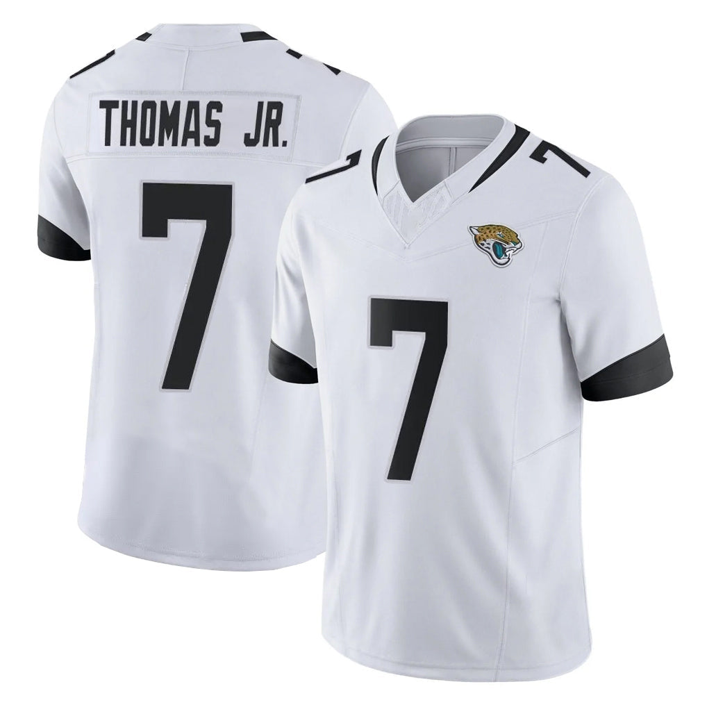 Choea J.Jaguars #7 Brian Thomas Jr. Player White Vapor F.U.S.E. Limited Home Game Stitched Jerseys