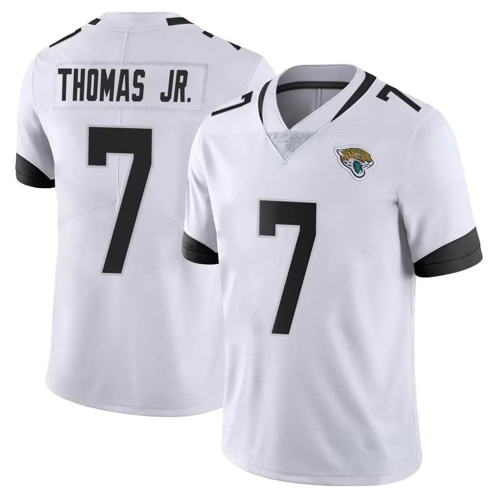 Choea J.Jaguars #7 Brian Thomas Jr. Player White Vapor Untouchable Limited Home Game Stitched Jerseys