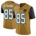 Choea J.Jaguars #85 Brenton Strange Player Gold Vapor Limited Home Game Stitched Jerseys