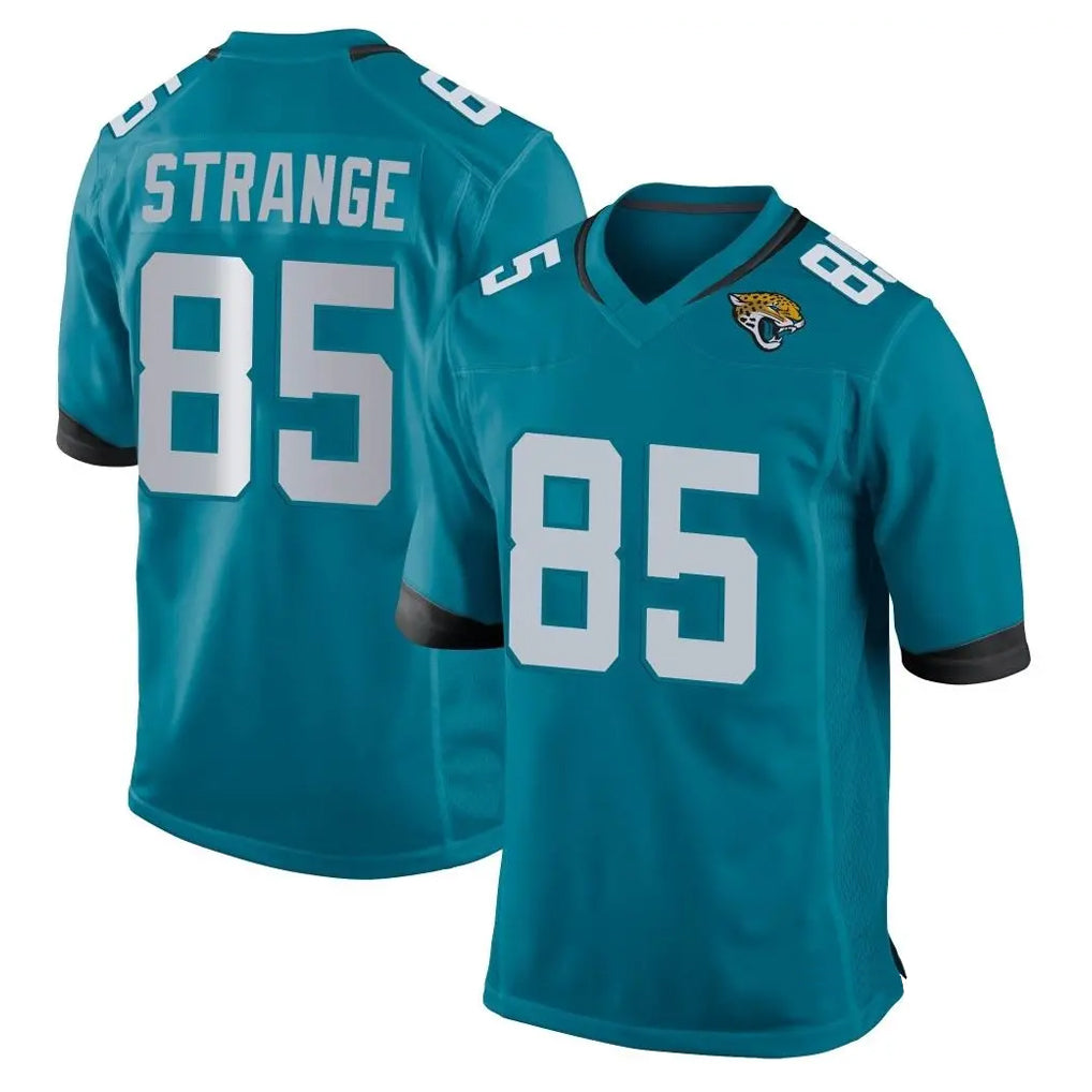 Choea J.Jaguars #85 Brenton Strange Player Teal Home Game Stitched Jerseys