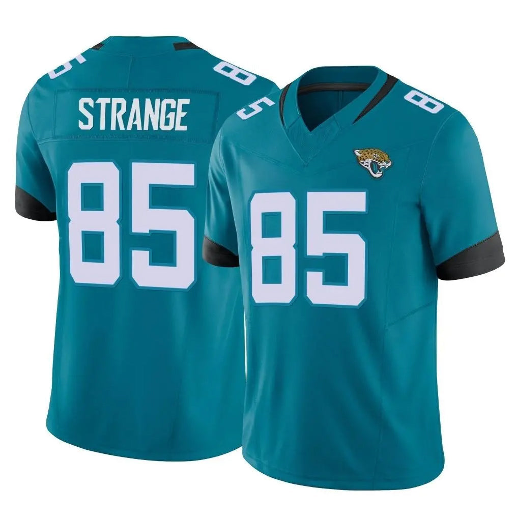 Choea J.Jaguars #85 Brenton Strange Player Teal Vapor F.U.S.E. Limited Home Game Stitched Jerseys