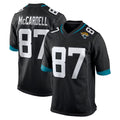 Choea J.Jaguars #87 Keenan McCardell Player Black Home Game Stitched Jerseys