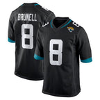 Choea J.Jaguars #8 Mark Brunell?Player Black Home Game Stitched Jerseys