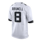 Choea J.Jaguars #8 Mark Brunell?Player White Home Game Stitched Jerseys
