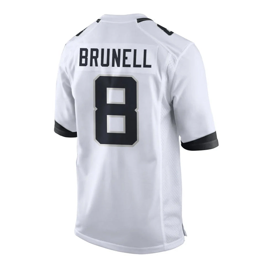 Choea J.Jaguars #8 Mark Brunell?Player White Home Game Stitched Jerseys