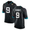 Choea J.Jaguars #9 Logan Cooke Player Black Home Game Stitched Jerseys