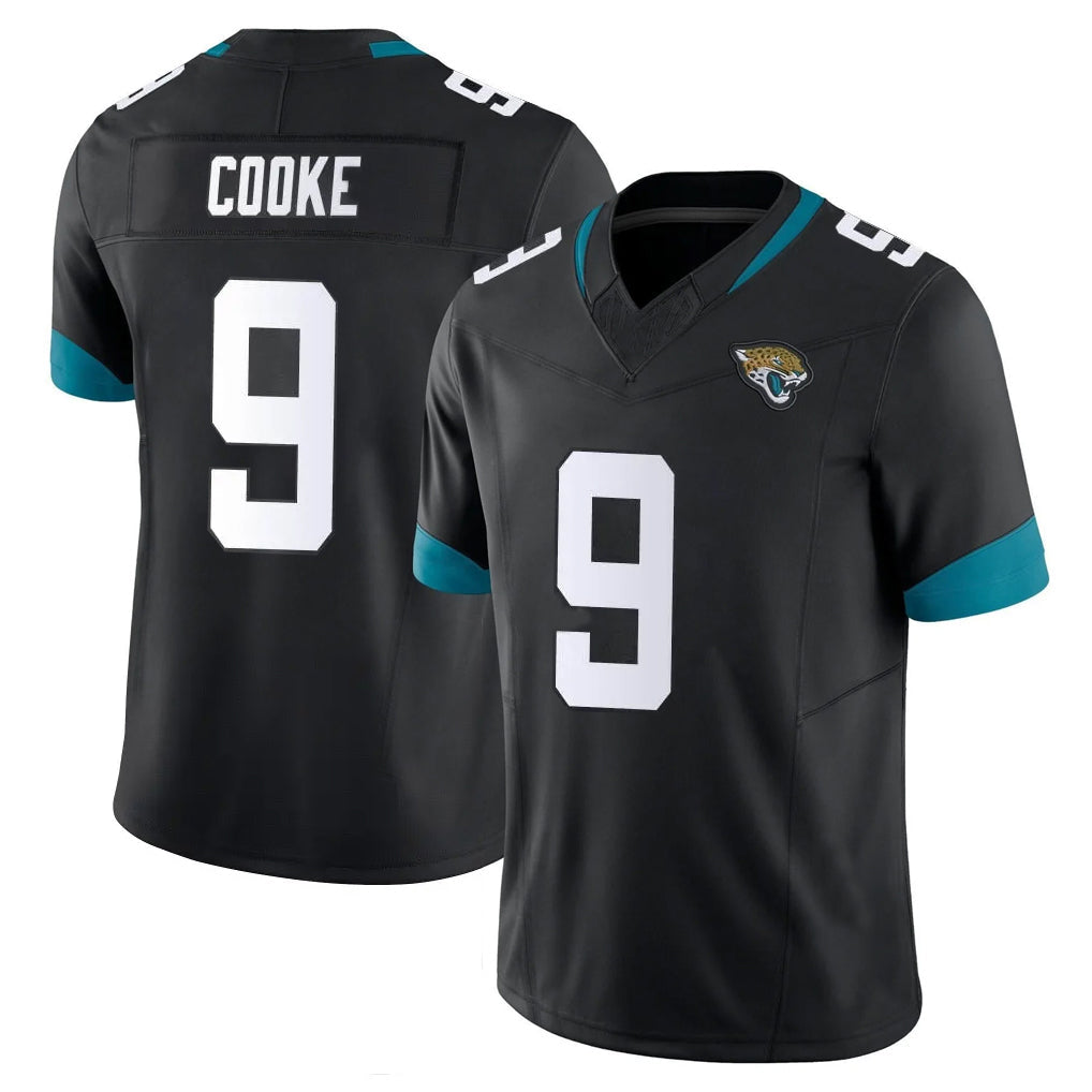 Choea J.Jaguars #9 Logan Cooke Player Black Vapor Untouchable Limited Home Game Stitched Jerseys