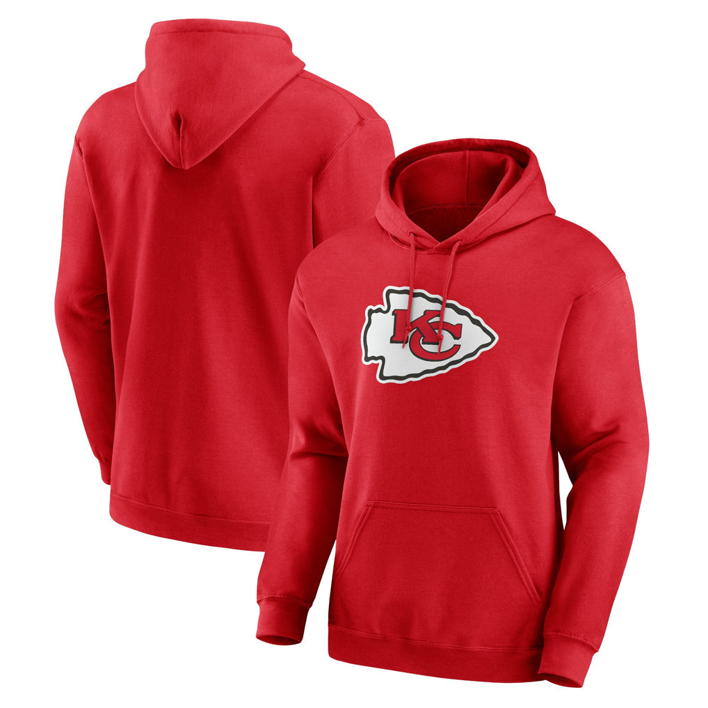 Choea KC.Chiefs Red LoGo Pullover Hoodies Limited Blank Player Stitched Jerseys