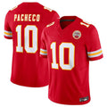 Choea KC.Chiefs #10 Isiah Pacheco Red Vapor F.U.S.E. Limited Jersey American Stitched Jersey