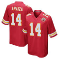 Choea KC.Chiefs #14 Matt Araiza Player Red Home Game Stitched Jerseys