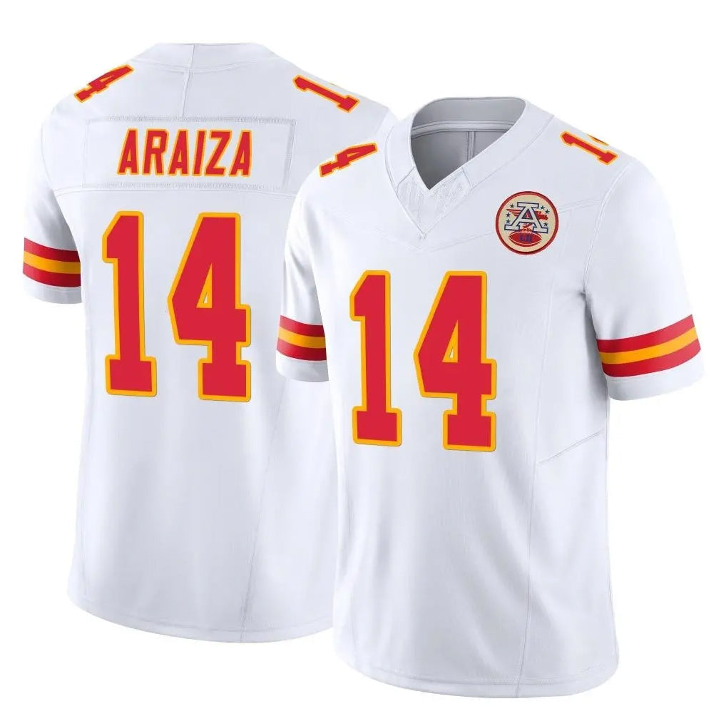 Choea KC.Chiefs #14 Matt Araiza Player White Limited Vapor F.U.S.E. Home Game Stitched Jerseys