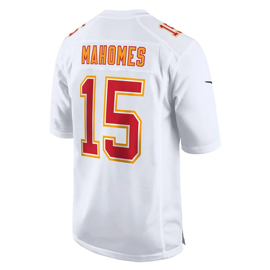 Choea KC.Chiefs #15 Patrick Mahomes Player White Fashion Home Game Stitched Jerseys