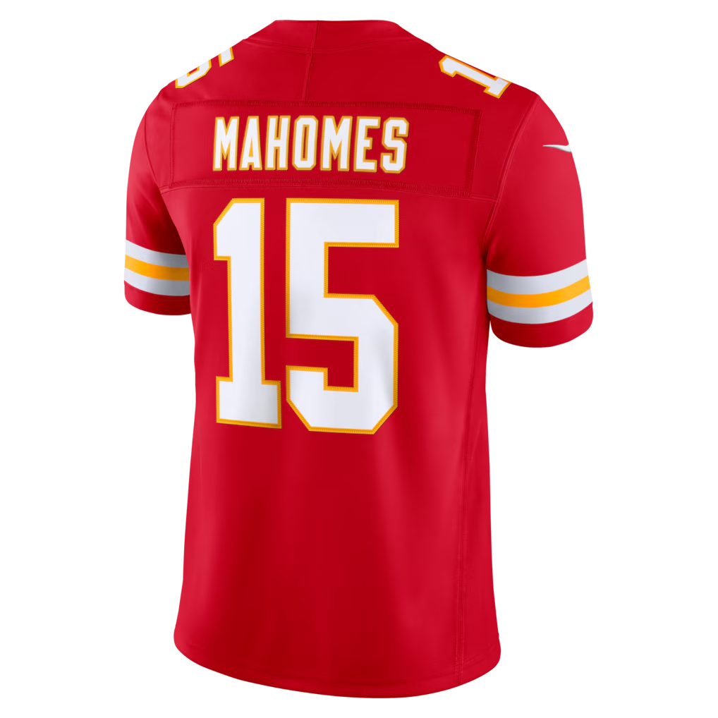Choea KC.Chiefs #15 Patrick Mahomes Red Team Vapor F.U.S.E. Stitched Limited Jerseys