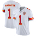 Choea KC.Chiefs #1 Xavier Worthy Player White Vapor Limited Stitched Jerseys
