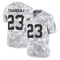 Choea KC.Chiefs #23 Drue Tranquill Player Arctic Camo Salute To Service Limited Game Stitched Jerseys