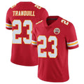 Choea KC.Chiefs #23 Drue Tranquill Player Red Limited Vapor Untouchable Home Game Stitched Jerseys