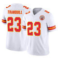 Choea KC.Chiefs #23 Drue Tranquill Player White Limited Vapor F.U.S.E. Home Game Stitched Jerseys