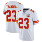 Choea KC.Chiefs #23 Drue Tranquill Player White Limited Vapor Untouchable Home Game Stitched Jerseys
