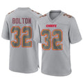 Choea KC.Chiefs #32 Nick Bolton Player Gray Limited Game Stitched Jerseys