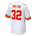 Choea KC.Chiefs #32 Nick Bolton Player White Home Game Stitched Jerseys
