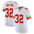 Choea KC.Chiefs #32 Nick Bolton Player White Vapor Limited Stitched Jerseys