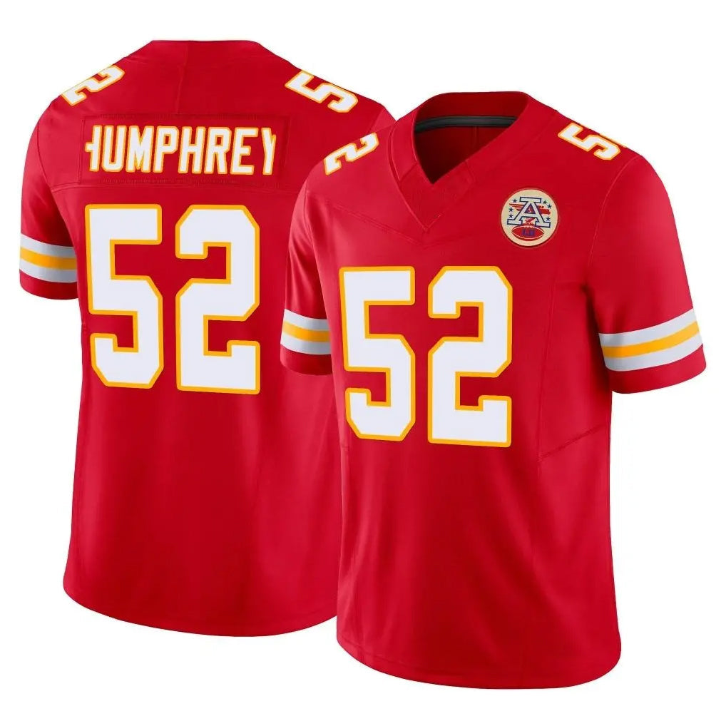 Choea KC.Chiefs #52 Creed Humphrey Player Red Limited Vapor F.U.S.E. Home Game Stitched Jerseys