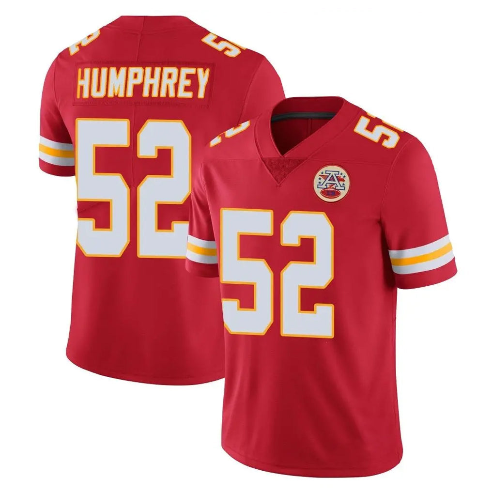 Choea KC.Chiefs #52 Creed Humphrey Player Red Limited Vapor Untouchable Home Game Stitched Jerseys
