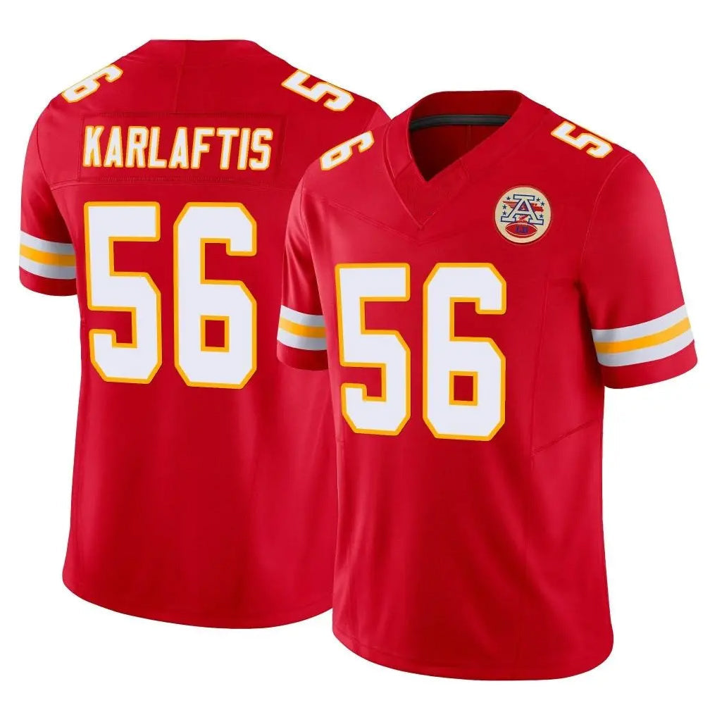 Choea KC.Chiefs #56 George Karlaftis Player Red Limited Vapor F.U.S.E. Home Game Stitched Jerseys