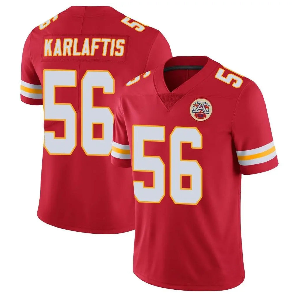 Choea KC.Chiefs #56 George Karlaftis Player Red Limited Vapor Untouchable Home Game Stitched Jerseys