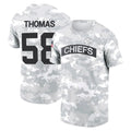 Choea KC.Chiefs #58 Derrick Thomas Player Salute to Service Hoodies & T-Shirts Stitched Jerseys