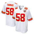 Choea KC.Chiefs #58 Derrick Thomas Player White Home Game Stitched Jerseys