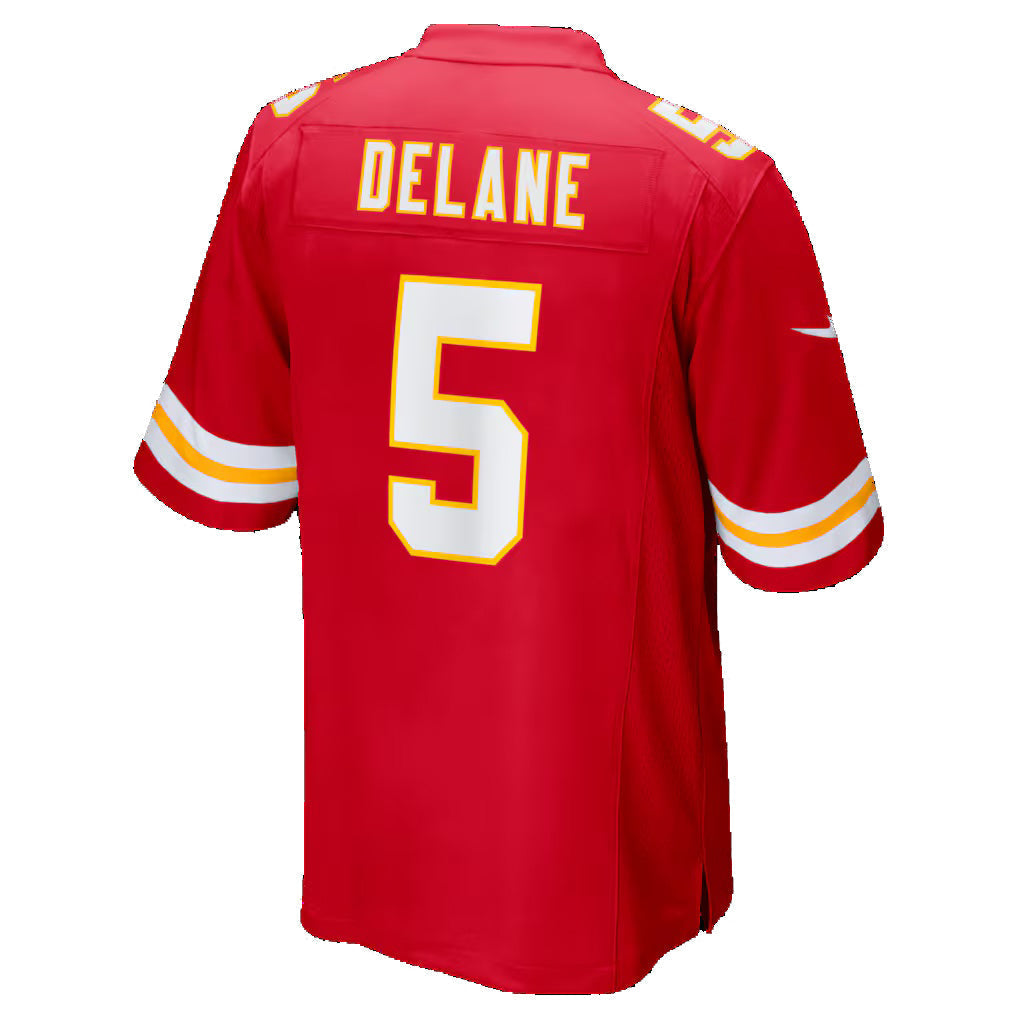 Choea KC.Chiefs #5 Mansoor Delane Red 2026 Draft First Round Pick No. 6 Team Game Stitched Jerseys
