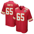 Choea KC.Chiefs #65 Trey Smith Player Red Home Game Stitched Jerseys