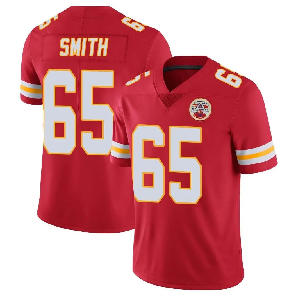 Choea KC.Chiefs #65 Trey Smithy Player Red Limited Vapor Untouchable Home Game Stitched Jerseys