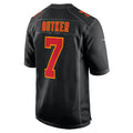 Choea KC.Chiefs #7 Harrison Butker Player Carbon Black Fashion Game Stitched Jerseys