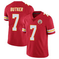 Choea KC.Chiefs #7 Harrison Butker Player Red Limited Vapor Untouchable Home Game Stitched Jerseys