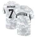 Choea KC.Chiefs #7 Harrison Butker Player Salute to Service Hoodies & T-Shirts Stitched Jerseys
