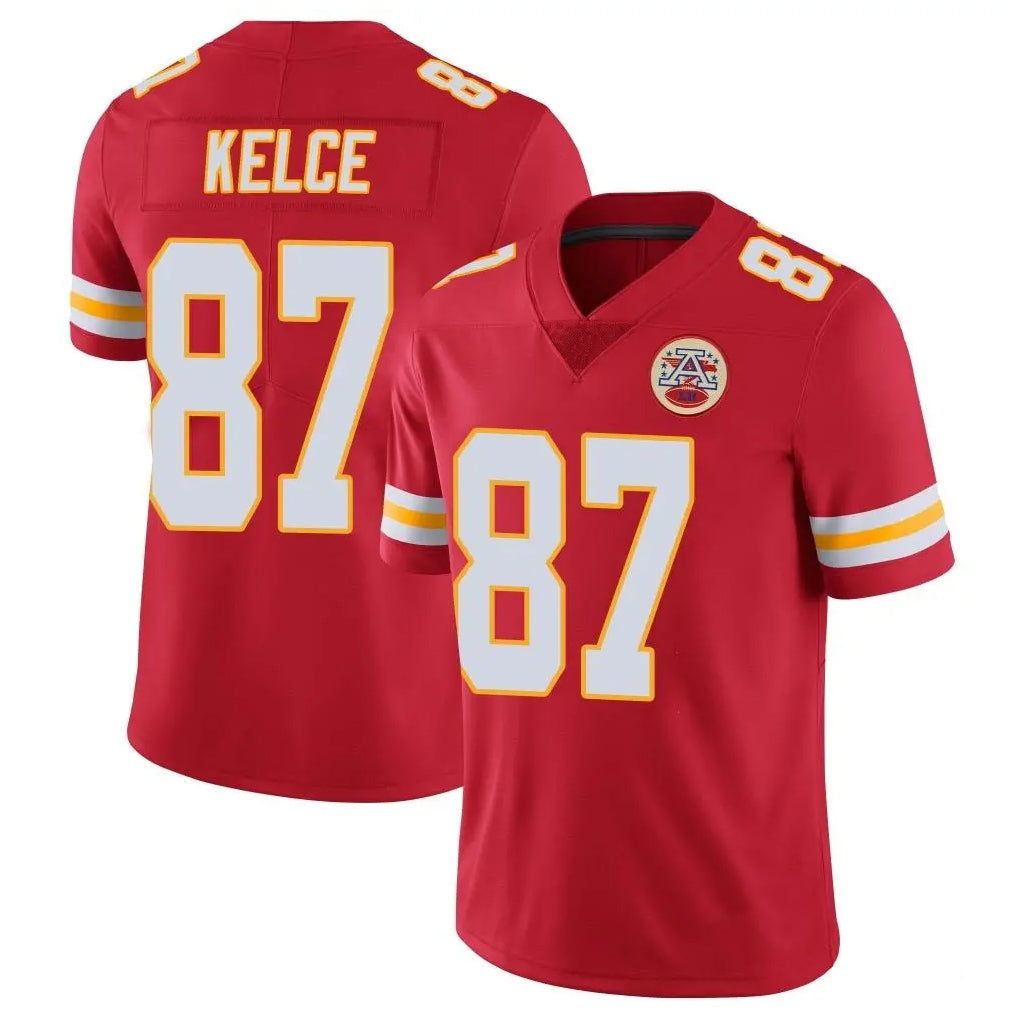 Choea KC.Chiefs #87 Travis Kelce Player Red Limited Vapor Untouchable Home Game Stitched Jerseys