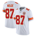 Choea KC.Chiefs #87 Travis Kelce Player White Limited Vapor Untouchable Home Game Stitched Jerseys
