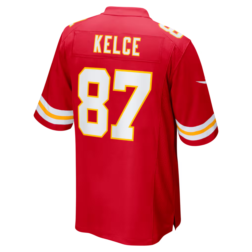 Choea KC.Chiefs #87 Travis Kelce Red Game Stitched Jerseys