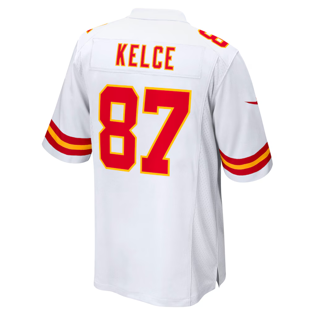Choea KC.Chiefs #87 Travis Kelce White Player Game Stitched Jerseys