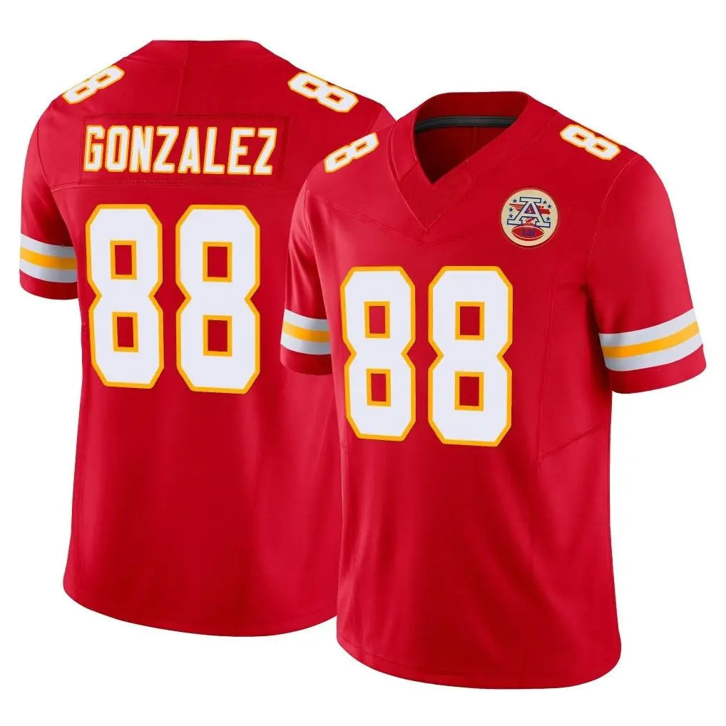 Choea KC.Chiefs #88 Tony Gonzalez Player Red Limited Vapor F.U.S.E. Home Game Stitched Jerseys