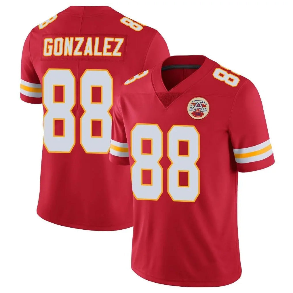 Choea KC.Chiefs #88 Tony Gonzalez Player Red Limited Vapor Untouchable Home Game Stitched Jerseys