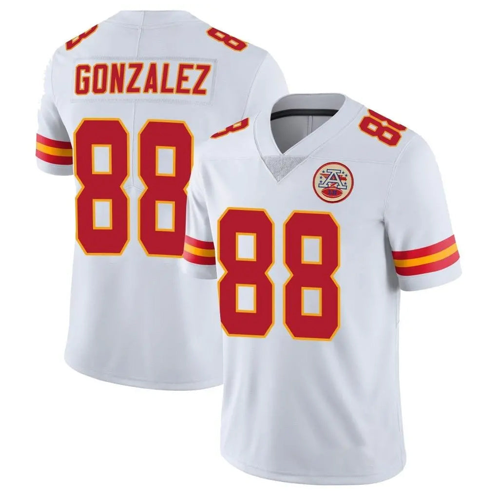 Choea KC.Chiefs #88 Tony Gonzalez Player White Limited Vapor Untouchable Home Game Stitched Jerseys