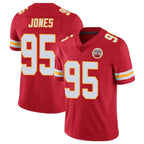 Choea KC.Chiefs #95 Chris Jones Player Red Limited Vapor Untouchable Home Game Stitched Jerseys
