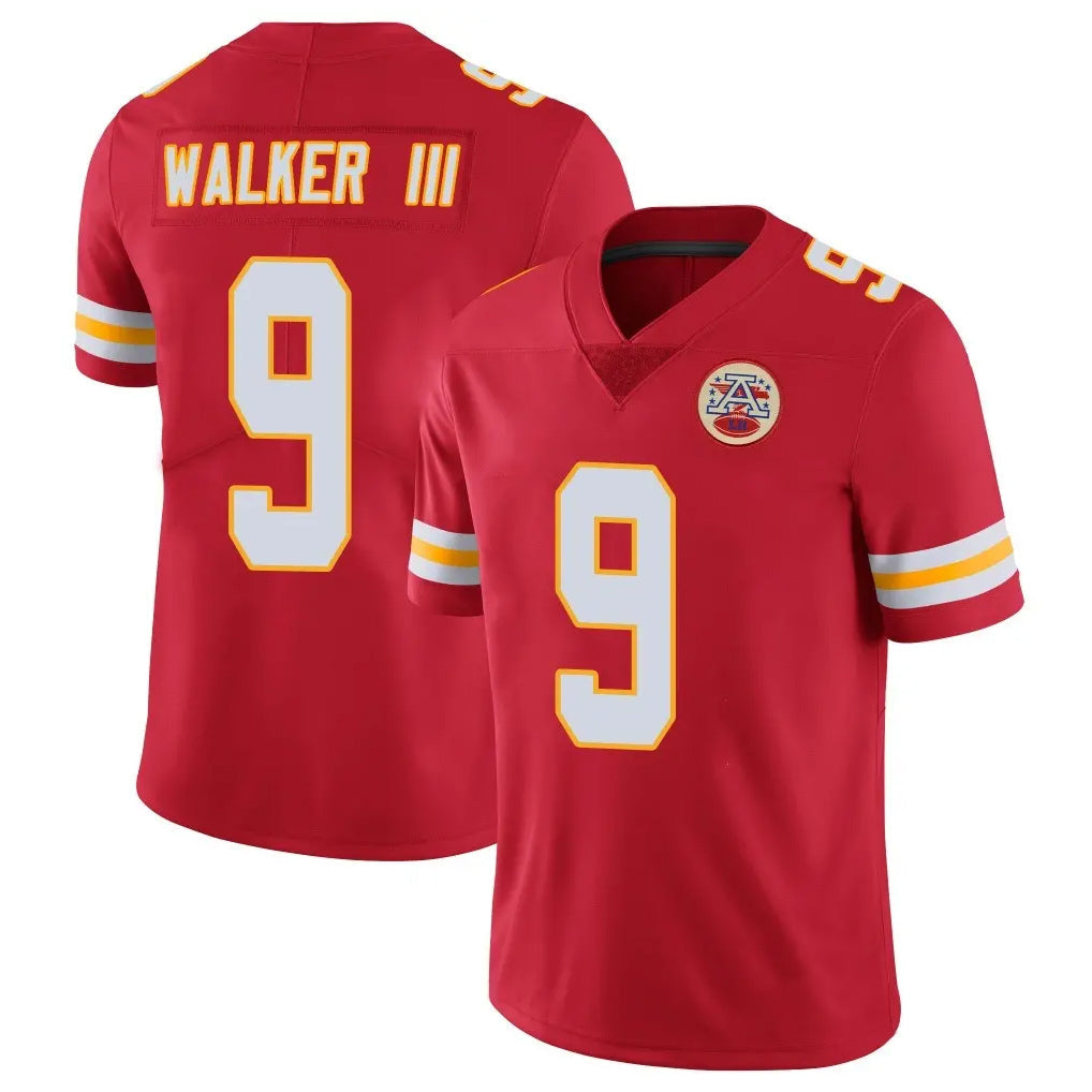 Choea KC.Chiefs #9 Kenneth Walker III Player Red Limited Vapor Untouchable Home Game Stitched Jerseys