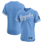 Choea KC.Royals Light Blue Alt Limited Elite Blank Player Stitched Jerseys