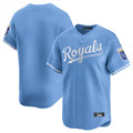 Choea KC.Royals Light Blue Alt Limited Home Blank Player Stitched Jerseys